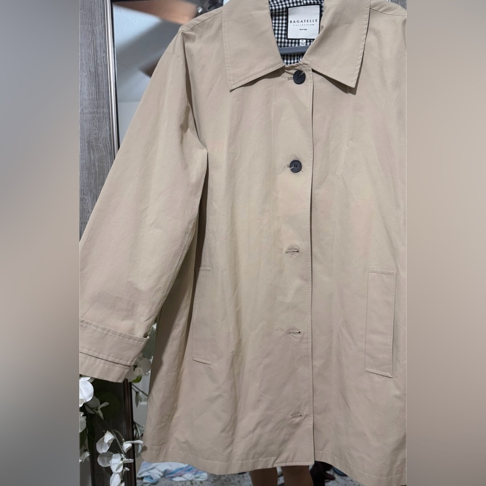 Elegant Beige Trench Coat